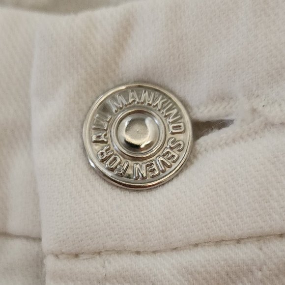 White Seven for All Mankind Jeans Size 28 - Picture 8 of 12